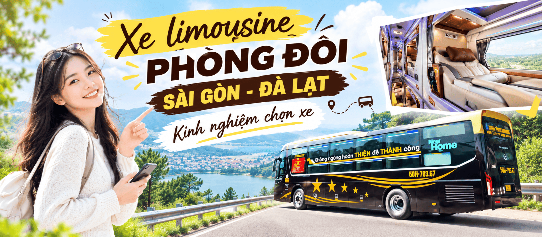 Xe limousine phòng đôi Sài Gòn - Đà Lạt: Kinh nghiệm chọn xe